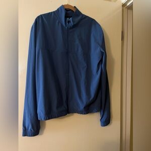 Outdoor Voices Unisex Blue Hybrid Full Zip Jacket